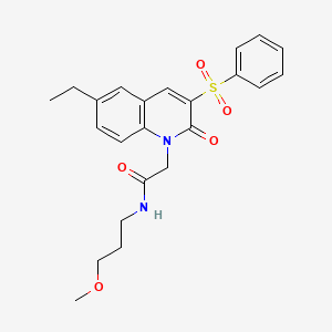 2-(4-oxothieno[3,2-c]pyridin-5(4H)-yl)-N-[4-(trifluoromethoxy)phenyl]acetamide