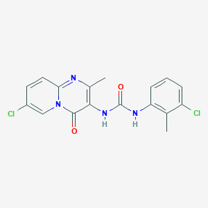 1-(7-chloro-2-methyl-4-oxo-4H-pyrido[1,2-a]pyrimidin-3-yl)-3-(3-chloro-2-methylphenyl)urea