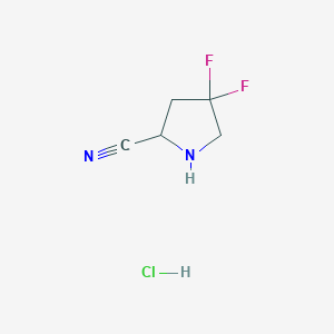 4,4-Difluoropyrrolidine-2-carbonitrile hydrochloride