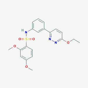 N-[3-(6-ethoxypyridazin-3-yl)phenyl]-2,4-dimethoxybenzenesulfonamide