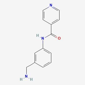 molecular formula C13H13N3O B2964188 N-[3-(aminomethyl)phenyl]pyridine-4-carboxamide CAS No. 926250-14-8