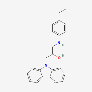 1-Carbazol-9-yl-3-(4-ethylanilino)propan-2-ol