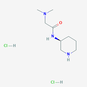 (S)-2-(Dimethylamino)-N-(piperidin-3-yl)acetamide dihydrochloride