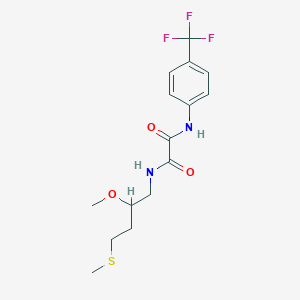 N-(2-Methoxy-4-methylsulfanylbutyl)-N'-[4-(trifluoromethyl)phenyl]oxamide