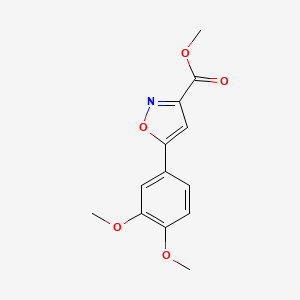 Methyl 5-(3,4-dimethoxyphenyl)isoxazole-3-carboxylate
