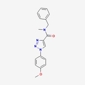 N-benzyl-1-(4-methoxyphenyl)-N-methyl-1H-1,2,3-triazole-4-carboxamide