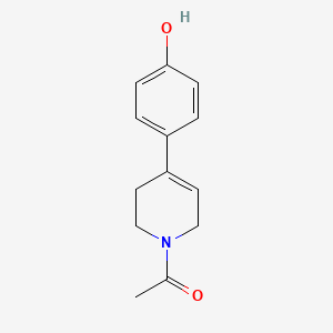 1-[4-(4-Hydroxyphenyl)-1,2,3,6-tetrahydropyridin-1-yl]ethan-1-one