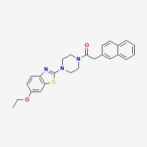 1-(4-(6-Ethoxybenzo[d]thiazol-2-yl)piperazin-1-yl)-2-(naphthalen-2-yl)ethanone
