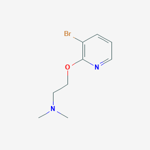 (2-[(3-Bromopyridin-2-yl)oxy]ethyl)dimethylamine