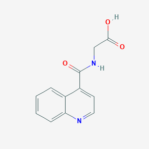 2-(Quinoline-4-carboxamido)acetic acid