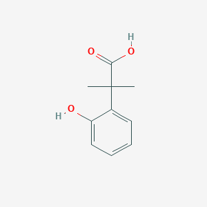 molecular formula C10H12O3 B2964329 2-(2-Hydroxyphenyl)-2-methylpropanoic acid CAS No. 86549-98-6