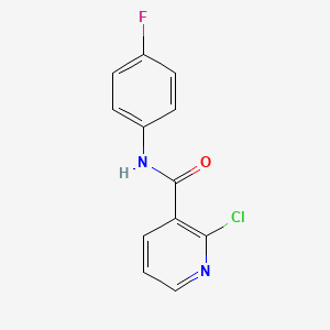 molecular formula C12H8ClFN2O B2964332 2-chloro-N-(4-fluorophenyl)pyridine-3-carboxamide CAS No. 57841-99-3