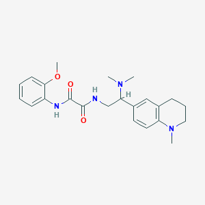 N1-(2-(dimethylamino)-2-(1-methyl-1,2,3,4-tetrahydroquinolin-6-yl)ethyl)-N2-(2-methoxyphenyl)oxalamide