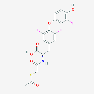molecular formula C19H16I3NO6S B2964346 T3-ATA (S-isomer) CAS No. 2438721-48-1