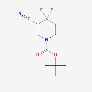 Tert-butyl 3-cyano-4,4-difluoropiperidine-1-carboxylate