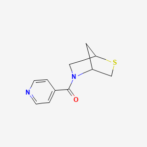 2-Thia-5-azabicyclo[2.2.1]heptan-5-yl(pyridin-4-yl)methanone