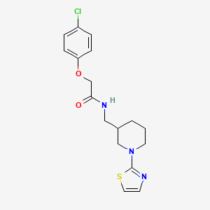 2-(4-chlorophenoxy)-N-((1-(thiazol-2-yl)piperidin-3-yl)methyl)acetamide