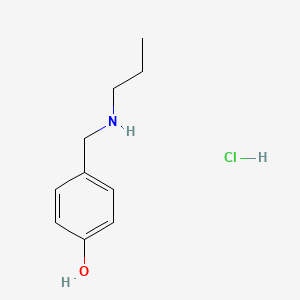 molecular formula C10H16ClNO B2964394 4-[(丙氨基)甲基]苯酚盐酸盐 CAS No. 33597-18-1