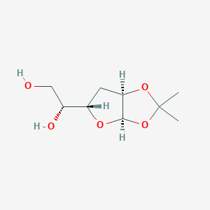 molecular formula C9H16O5 B2964422 (R)-1-((3AR,5S,6AR)-2,2-二甲基四氢呋喃[2,3-D][1,3]二恶烷-5-基)乙烷-1,2-二醇 CAS No. 4494-96-6