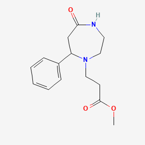 Methyl 3-(5-oxo-7-phenyl-1,4-diazepan-1-yl)propanoate