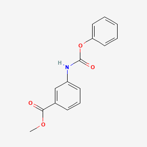 molecular formula C15H13NO4 B2964447 3-[(苯氧基羰基)氨基]苯甲酸甲酯 CAS No. 941133-48-8