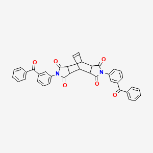 2,6-bis(3-benzoylphenyl)-4,4a,8,8a-tetrahydro-4,8-ethenopyrrolo[3,4-f]isoindole-1,3,5,7(2H,3aH,6H,7aH)-tetraone