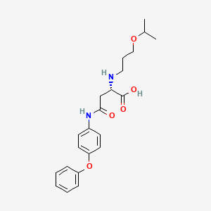 L-Asparagine, N2-[3-(1-methylethoxy)propyl]-N-(4-phenoxyphenyl)-