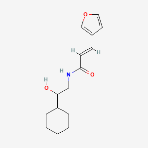 (E)-N-(2-cyclohexyl-2-hydroxyethyl)-3-(furan-3-yl)acrylamide