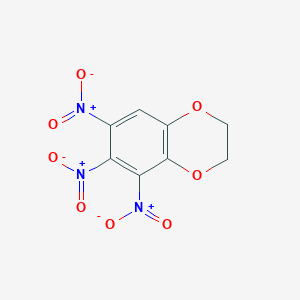 5,6,7-Trinitro-2,3-dihydro-1,4-benzodioxine