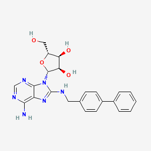 molecular formula C23H24N6O4 B2964520 CNT2 inhibitor-1 