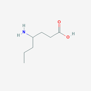molecular formula C7H15NO2 B2964526 4-Aminoheptanoic acid CAS No. 18021-50-6