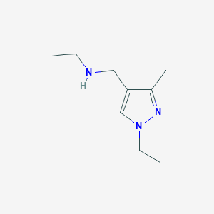 N-[(1-Ethyl-3-methyl-1H-pyrazol-4-yl)methyl]-ethanamine