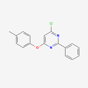 4-Chloro-6-(4-methylphenoxy)-2-phenylpyrimidine