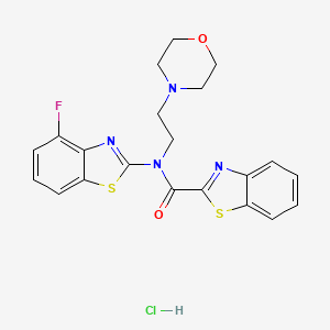 N-(4-fluorobenzo[d]thiazol-2-yl)-N-(2-morpholinoethyl)benzo[d]thiazole-2-carboxamide hydrochloride
