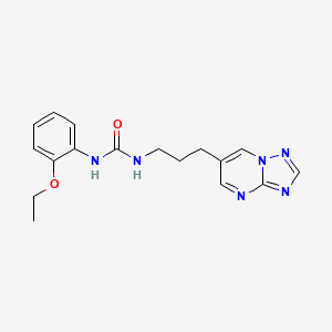 1-(3-([1,2,4]Triazolo[1,5-a]pyrimidin-6-yl)propyl)-3-(2-ethoxyphenyl)urea