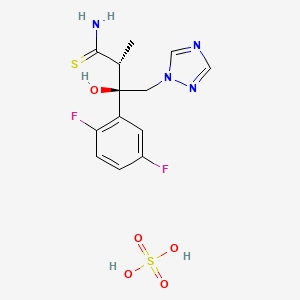 (2R,3R)-3-(2,5-Difluorophenyl)-3-hydroxy-2-methyl-4-(1H-1,2,4-triazol-1-yl)thiobutyramide sulfate
