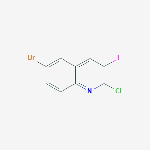 6-Bromo-2-chloro-3-iodoquinoline