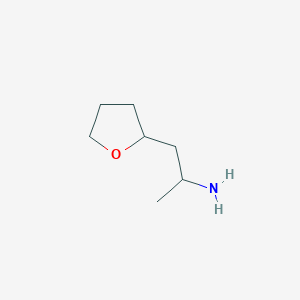 molecular formula C7H15NO B2964631 1-(Oxolan-2-yl)propan-2-amine CAS No. 100868-39-1