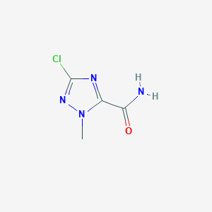 molecular formula C4H5ClN4O B2964646 3-Chloro-1-methyl-1H-1,2,4-triazole-5-carboxamide CAS No. 2270905-23-0
