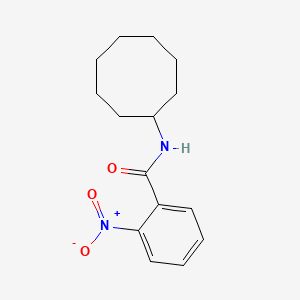 molecular formula C15H20N2O3 B2964655 N-环辛基-2-硝基苯甲酰胺 CAS No. 574715-94-9