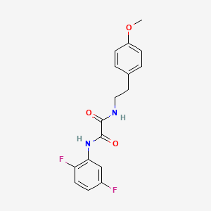 molecular formula C17H16F2N2O3 B2964698 N1-(2,5-difluorophenyl)-N2-(4-methoxyphenethyl)oxalamide CAS No. 900001-21-0
