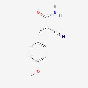 2-Cyano-3-(4-methoxyphenyl)prop-2-enamide