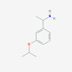 molecular formula C11H17NO B2964813 1-(3-Isopropoxyphenyl)ethanamine CAS No. 854304-17-9