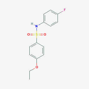 molecular formula C14H14FNO3S B296483 4-ethoxy-N-(4-fluorophenyl)benzenesulfonamide 