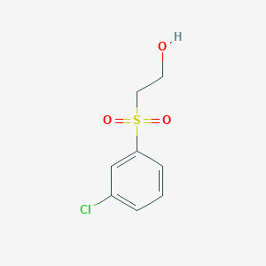 molecular formula C8H9ClO3S B2964841 2-(3-Chlorophenyl)sulfonylethanol CAS No. 107737-88-2