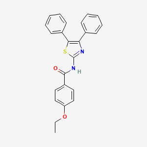 molecular formula C24H20N2O2S B2964880 N-(4,5-diphenyl-1,3-thiazol-2-yl)-4-ethoxybenzamide CAS No. 312756-14-2