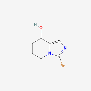 3-Bromo-5,6,7,8-tetrahydroimidazo[1,5-a]pyridin-8-ol
