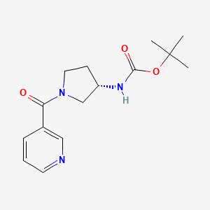 (S)-tert-Butyl 1-nicotinoylpyrrolidin-3-ylcarbamate