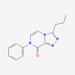 7-Phenyl-3-propyl-[1,2,4]triazolo[4,3-a]pyrazin-8-one