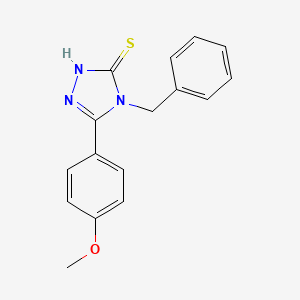 molecular formula C16H15N3OS B2964999 4-benzyl-5-(4-methoxyphenyl)-4H-1,2,4-triazole-3-thiol CAS No. 23282-98-6